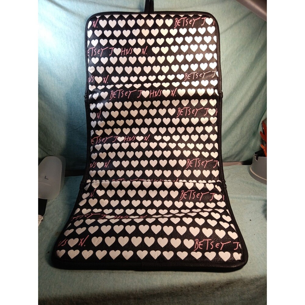 Betsey Johnson Quilted Diaper Pad 23x12 w/ Elasticized Strap